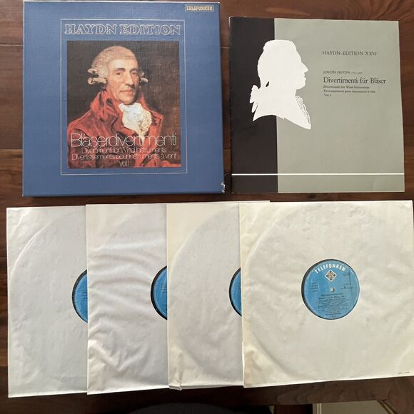 Haydn Edition Bläserdivertimenti Divertimenti for Wind Instruments Vol. 1 4xLP - Picture 3 of 13